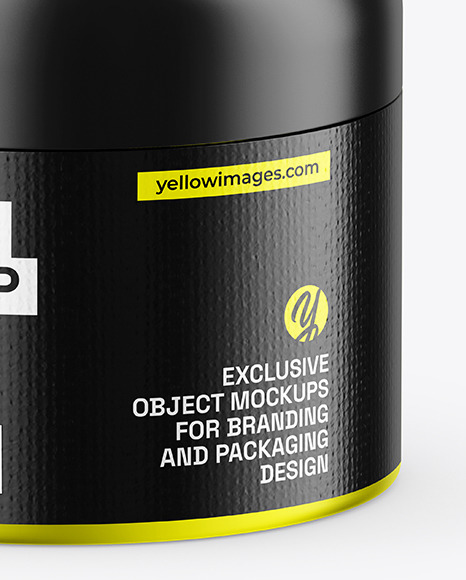 Matte Metallic Tin Can Mockup