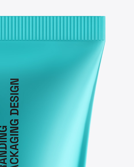 Metallic Cosmetic Tube Mockup