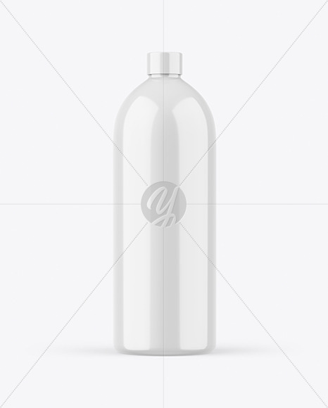 Glossy Cosmetic Plastic Bottle Mockup Glossy Cosmetic Plastic Bottle Mockup