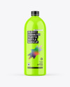 Glossy Cosmetic Plastic Bottle Mockup Glossy Cosmetic Plastic Bottle Mockup