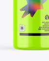 Glossy Cosmetic Plastic Bottle Mockup Glossy Cosmetic Plastic Bottle Mockup