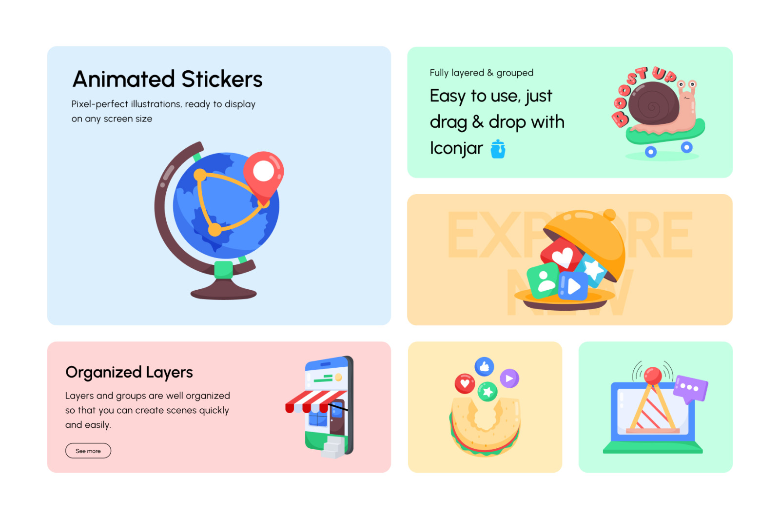 Animated Advertising Stickers