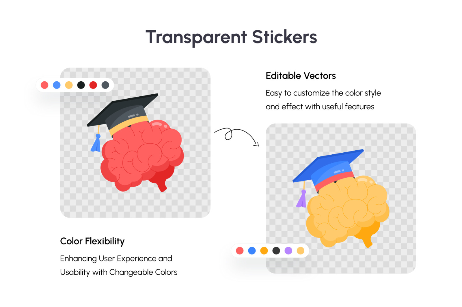 Animated Graduation Stickers