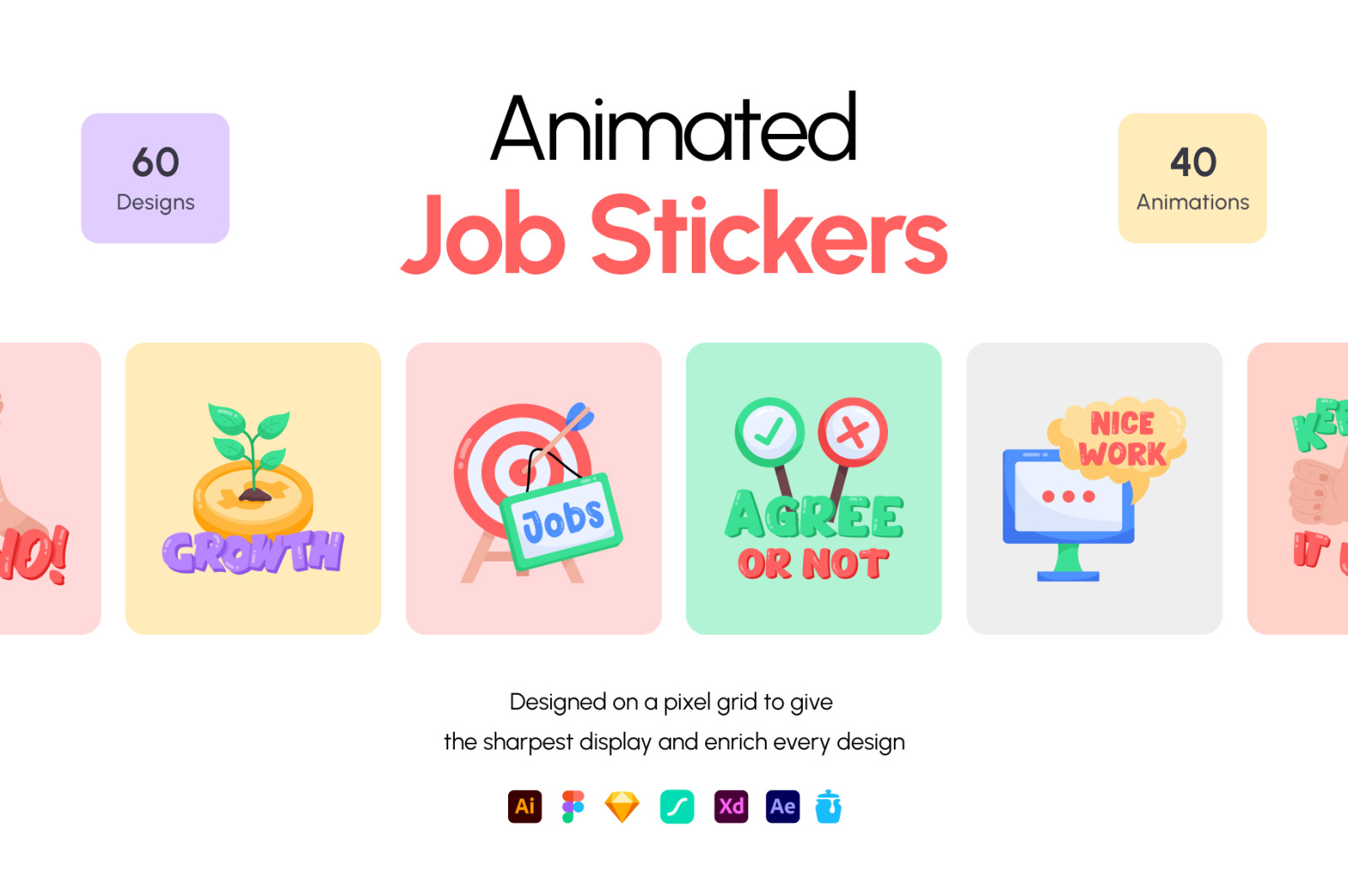 Animated Job Seeker Stickers Animated Job Seeker Stickers