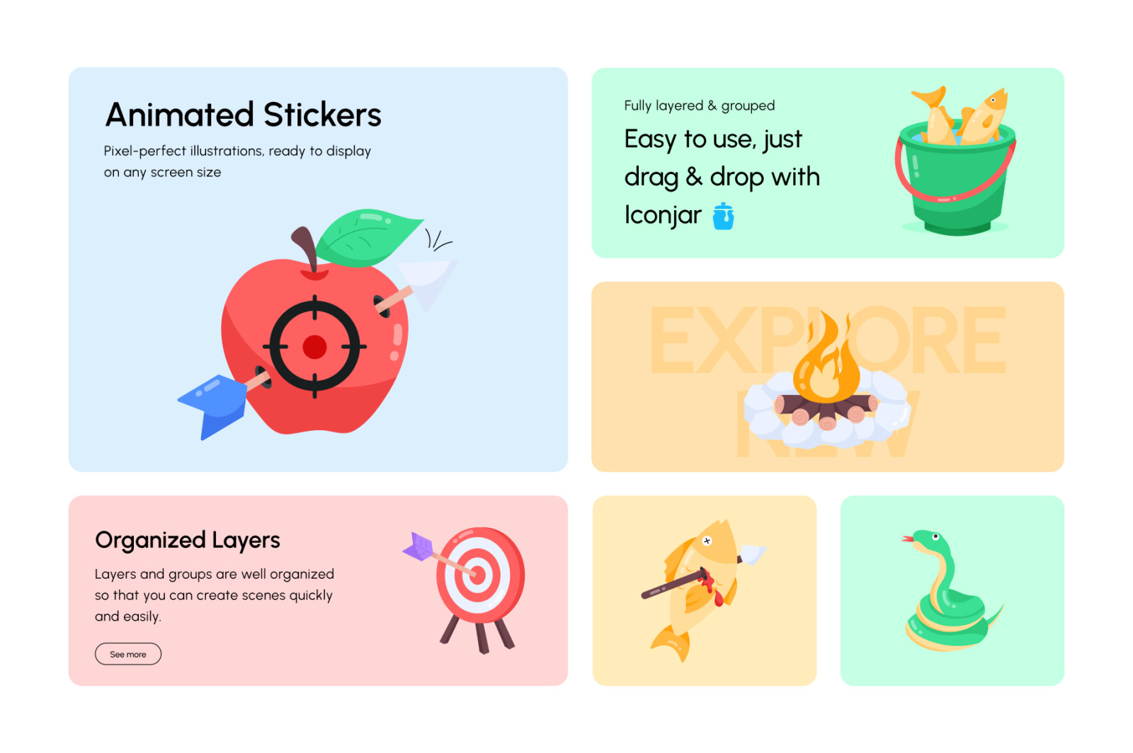 Animated Hunting Stickers