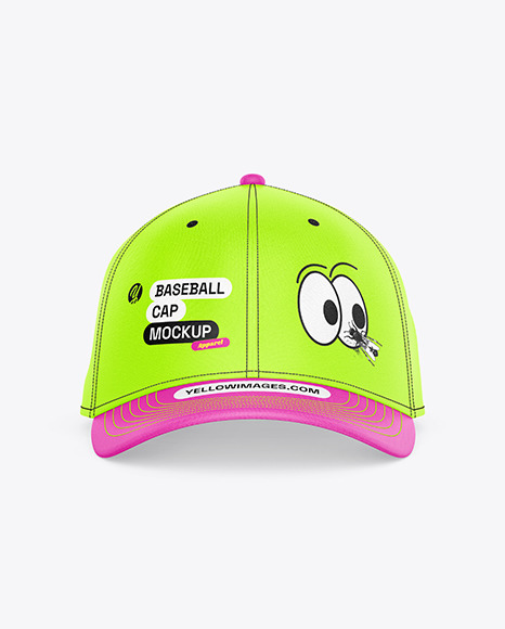 Baseball Cap Mockup - Front View