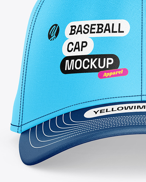 Baseball Cap Mockup - Front View