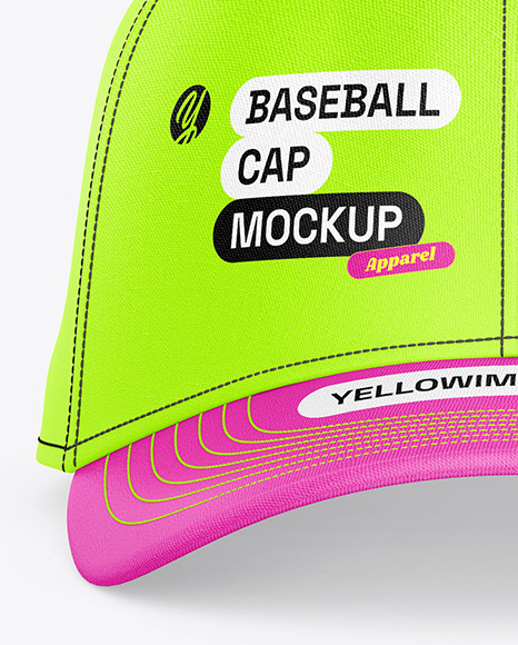 Baseball Cap Mockup - Front View