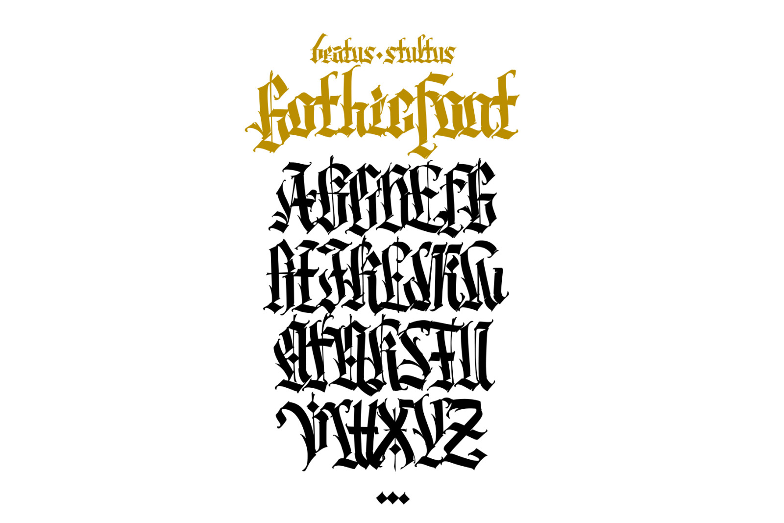 Gothic letters - 11 Gothic letters - 11