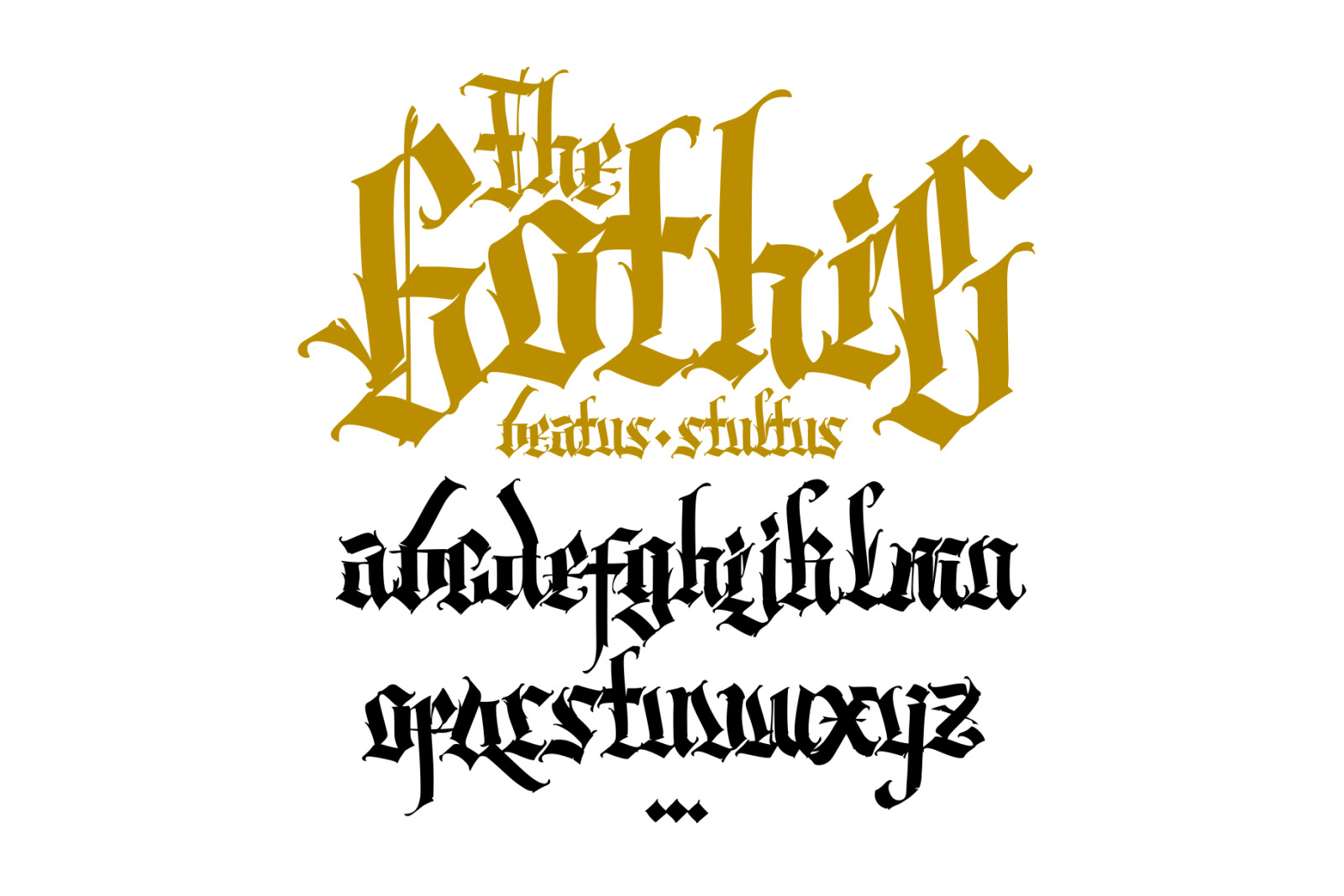 Gothic letters - 11 Gothic letters - 11