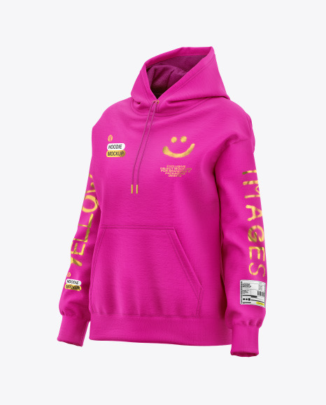 Women's Oversize Hoodie Mockup