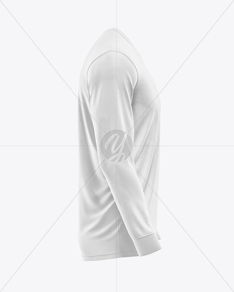 Men’s Long Sleeve T-Shirt Mockup