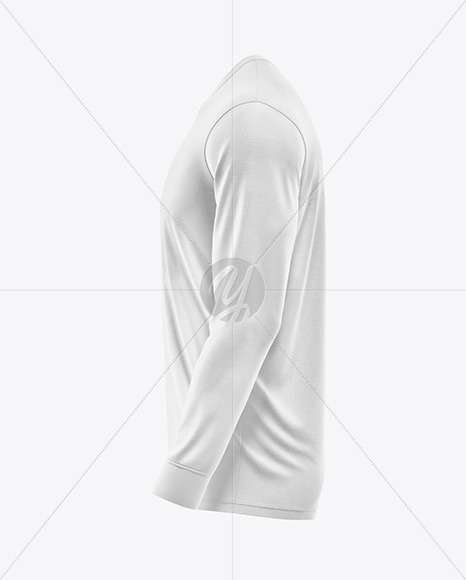 Men’s Long Sleeve T-Shirt Mockup