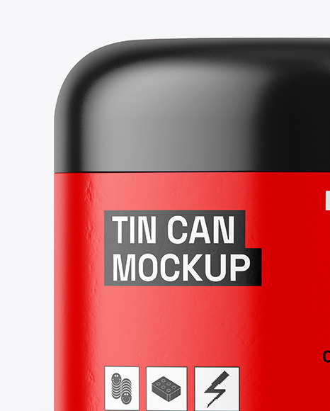 Ceramic Tin Can Mockup