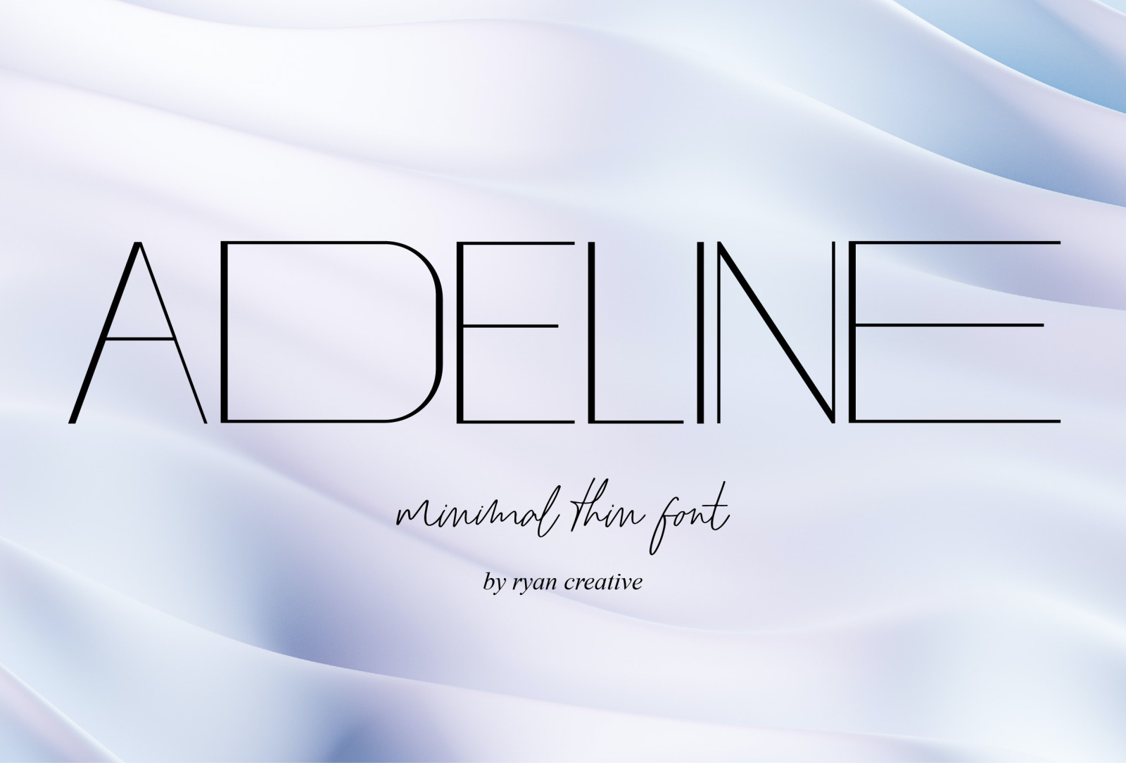 Adeline - Minimal thin font