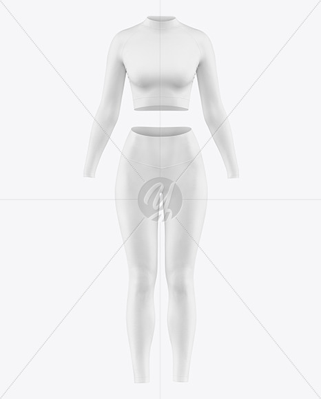 Women's Fitness Kit Mockup