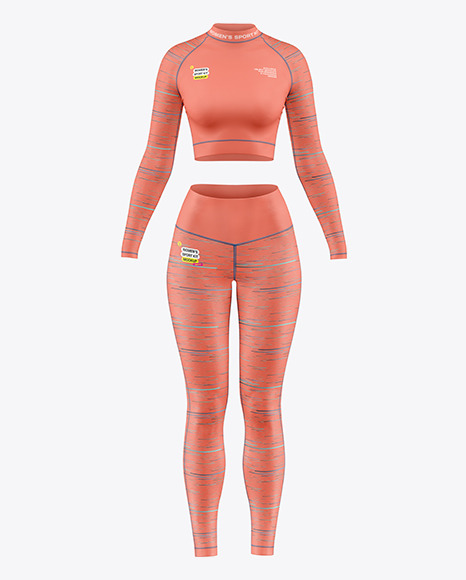 Women's Fitness Kit Mockup