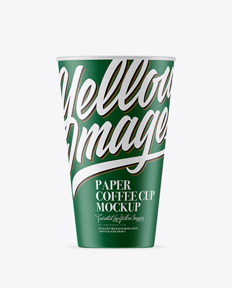 Middle Paper Coffee Cup Mockup