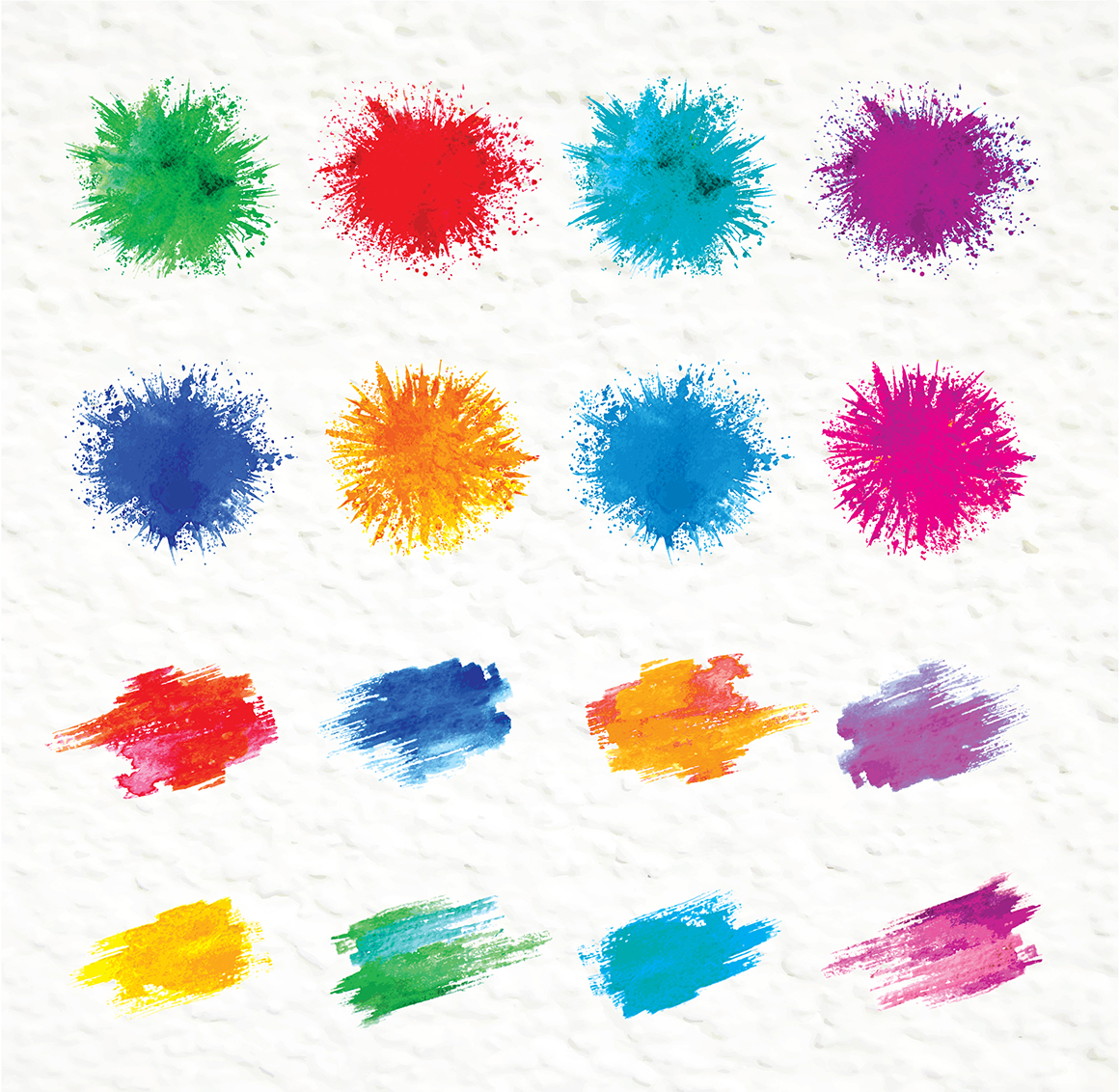 Watercolor floral design elements Watercolor floral design elements