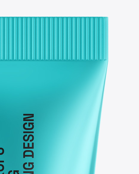 Metallic Cosmetic Tube Mockup