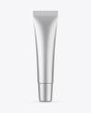 Matte Metallic Cosmetic Tube Mockup