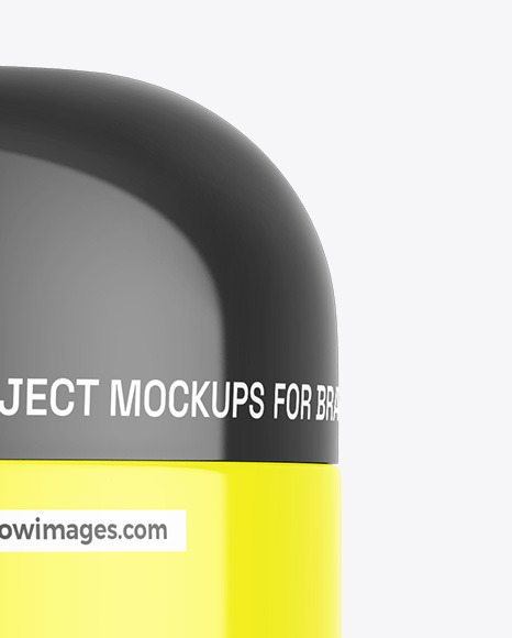 Glossy Cosmetic Jar Mockup