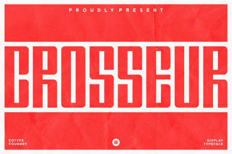 Crosseur Font - Display type