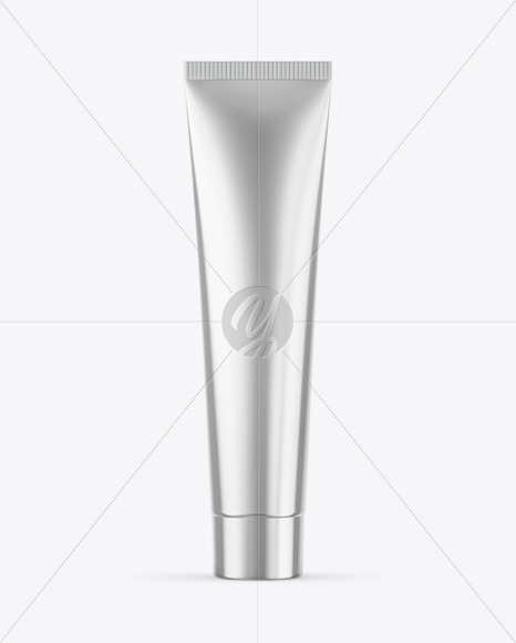 Metallic Cosmetic Tube Mockup