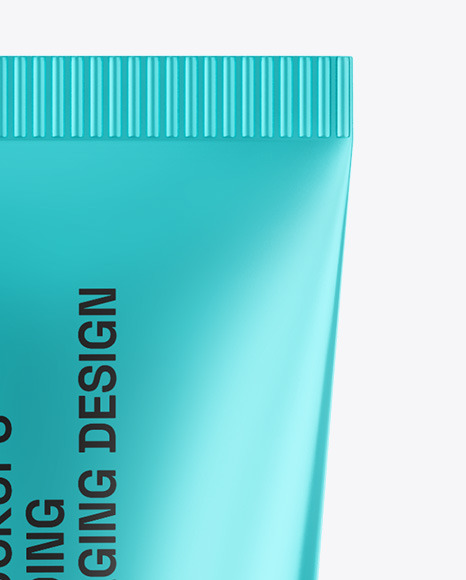 Metallic Cosmetic Tube Mockup