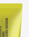 Matte Metallic Cosmetic Tube Mockup