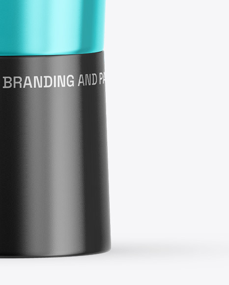 Metallic Cosmetic Tube Mockup
