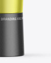 Matte Metallic Cosmetic Tube Mockup