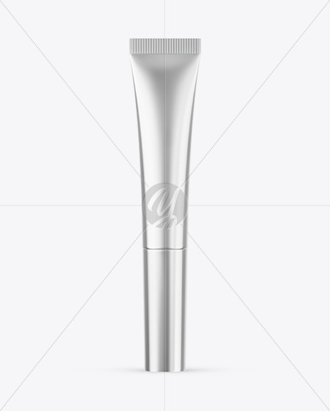 Metallic Cosmetic Tube Mockup