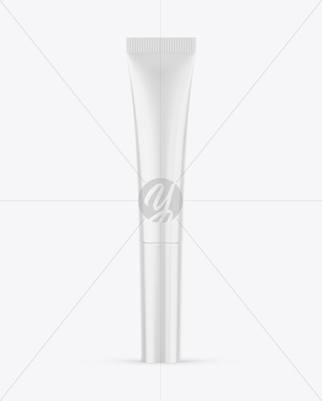 Glossy Cosmetic Tube Mockup