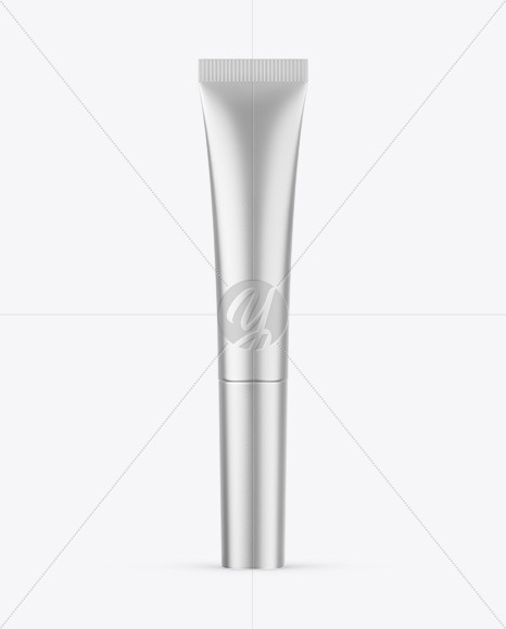Matte Metallic Cosmetic Tube Mockup
