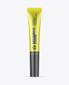 Matte Metallic Cosmetic Tube Mockup
