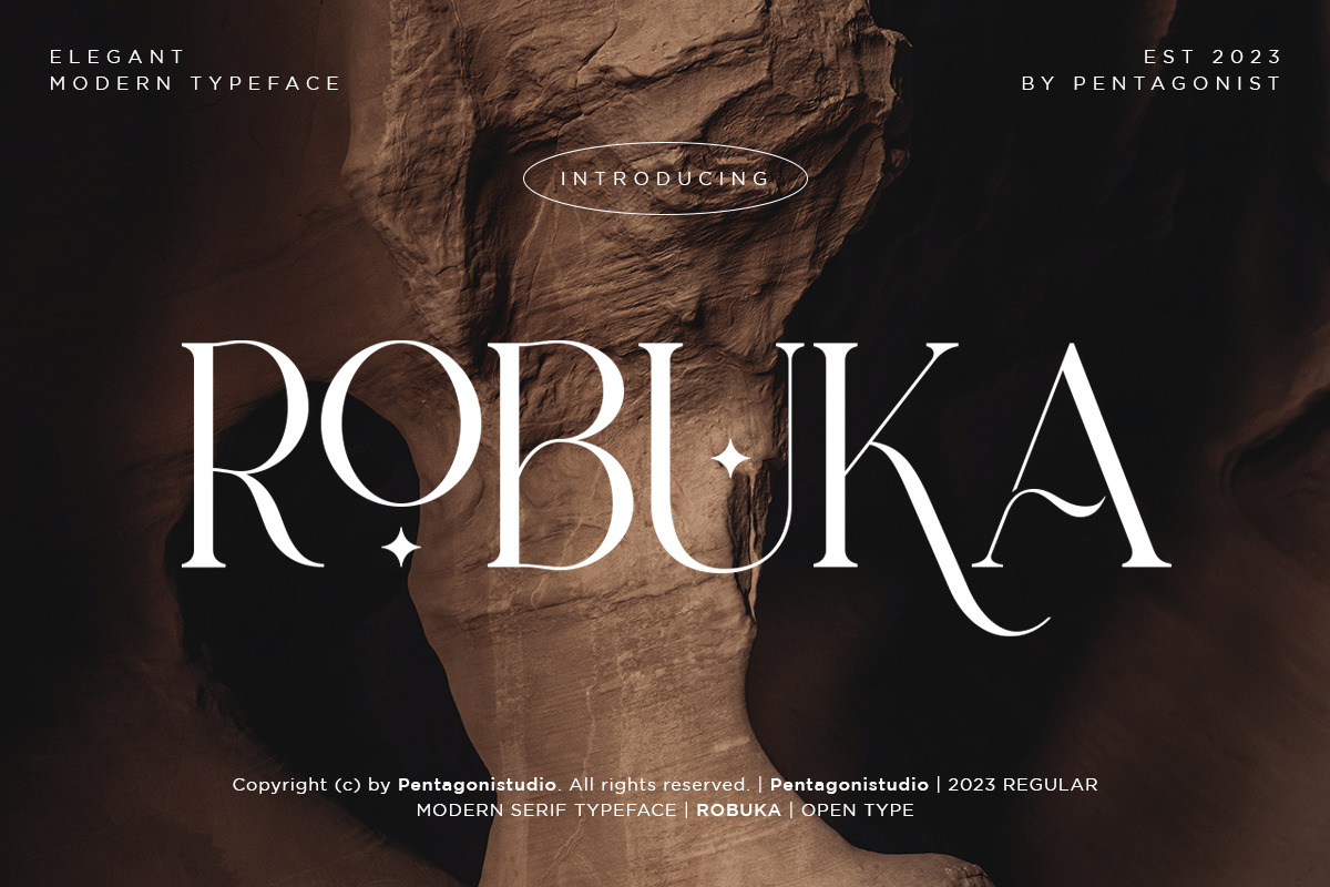 Robuka | Modern Serif Font