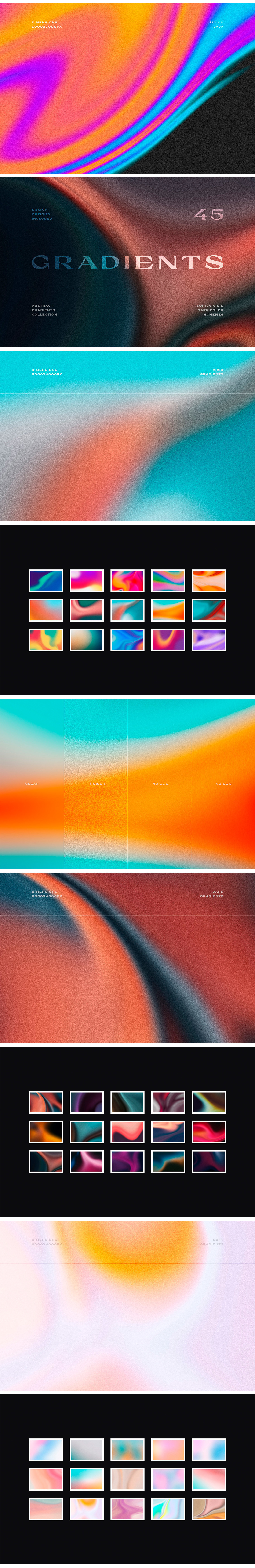 Fluid Gradient: Background Textures Bundle