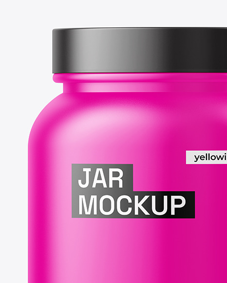 Matte Jar Mockup