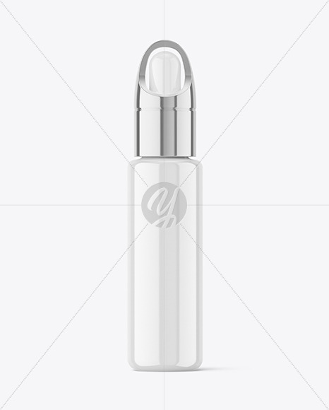 Glossy Cosmetic Bottle Mockup