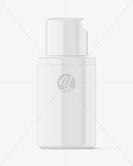 Glossy Shampoo Bottle Mockup