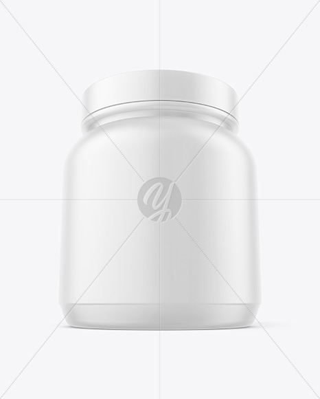 Matte Protein Jar Mockup