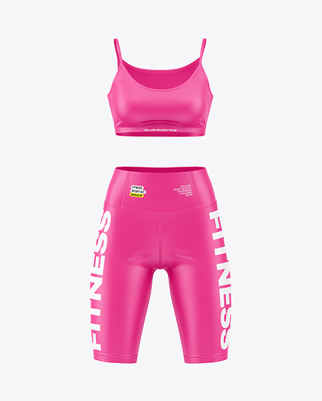 Women's Fitness Kit Mockup