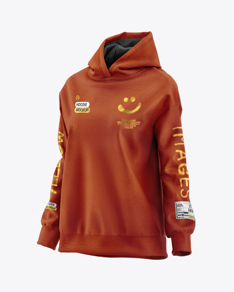 Women's Oversize Hoodie Mockup