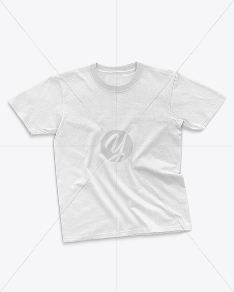 T-Shirt with Round Neck Mockup