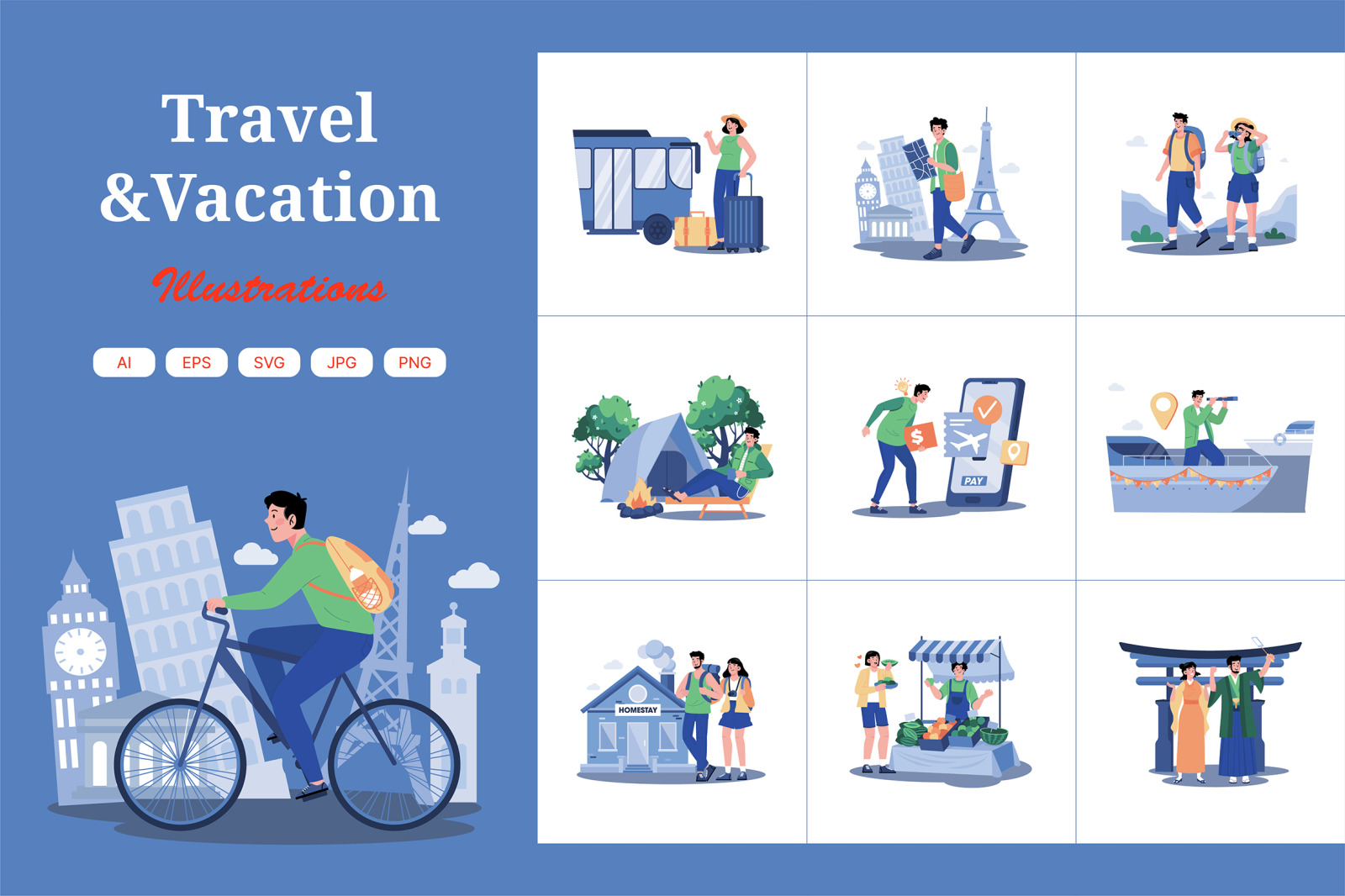 M711_Travel &amp; Vacation Illustration_Part 0