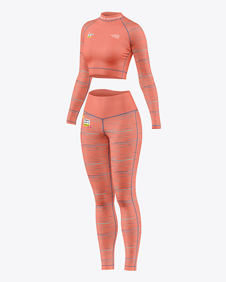 Women&#039;s Fitness Kit Mockup