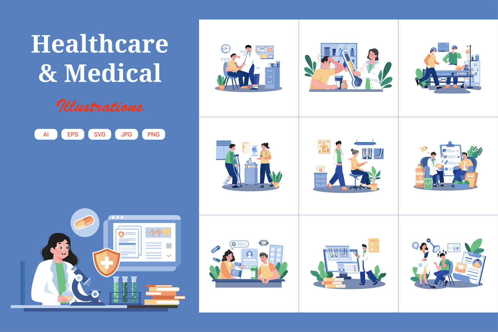 M716_Healthcare &amp; Medical Illustration_Part 01