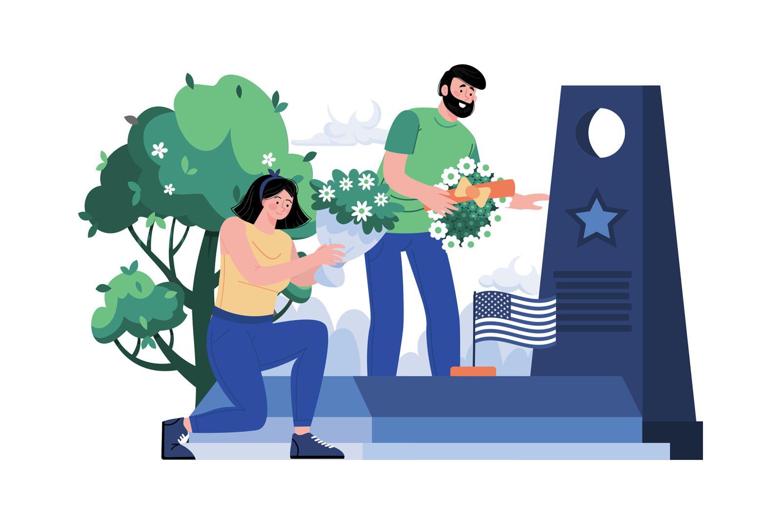 M718_Memorial Day Illustration Pack