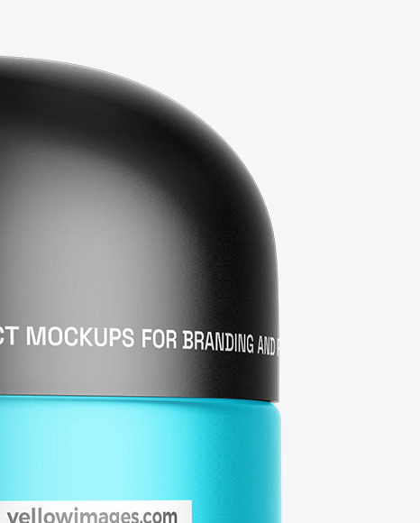 Matte Metallic Cosmetic Jar Mockup